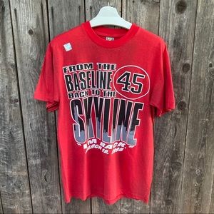 1995 Michael Jordan Returns to Basketball Jumpman Chicago Bulls GOAT